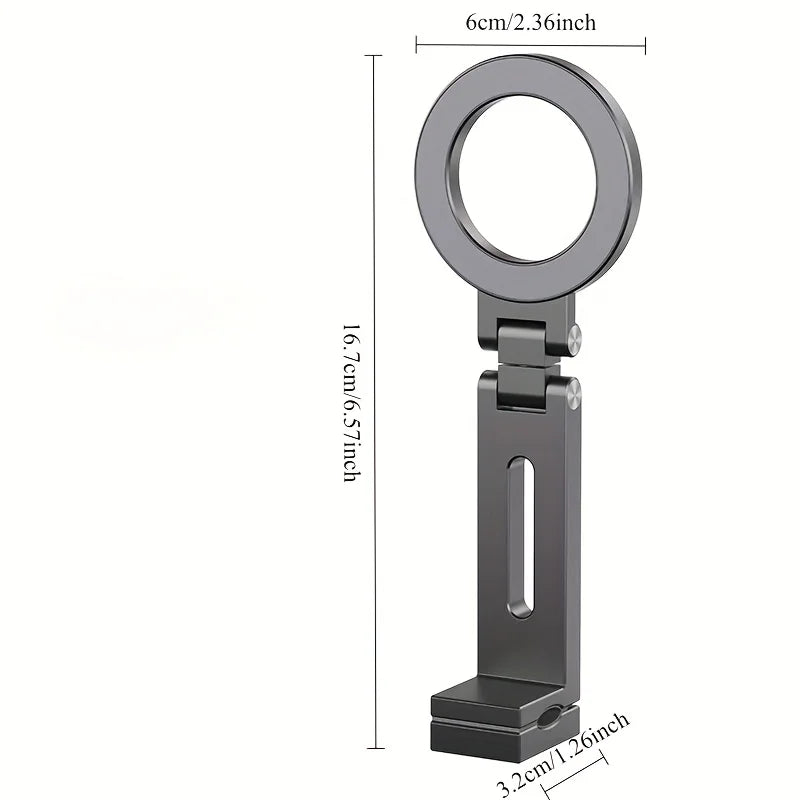 Universal Magnetic Phone Holder Travel Essentials Flexible Rotation Hands-Free Airplane Phone Mount Seat Adjustable Phone Stand Zpaxo