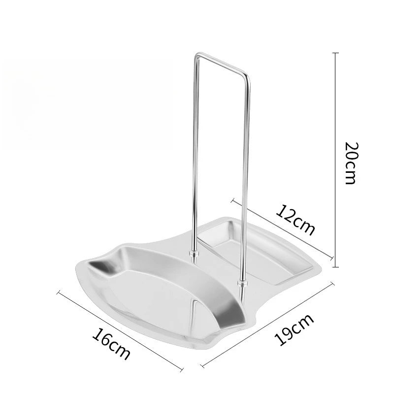Stainless Steel Pot Lid Holder & Kitchen Storage Rack Organizer Kitchen Storage Rack Zpaxo