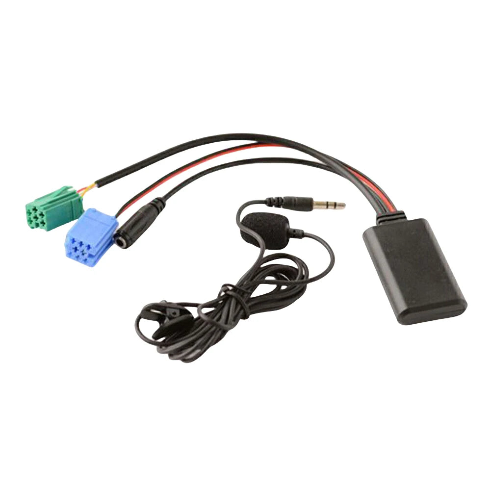 Car Bluetooth-compatible Module AUX Audio MP3 Music Adapter MIC Radio