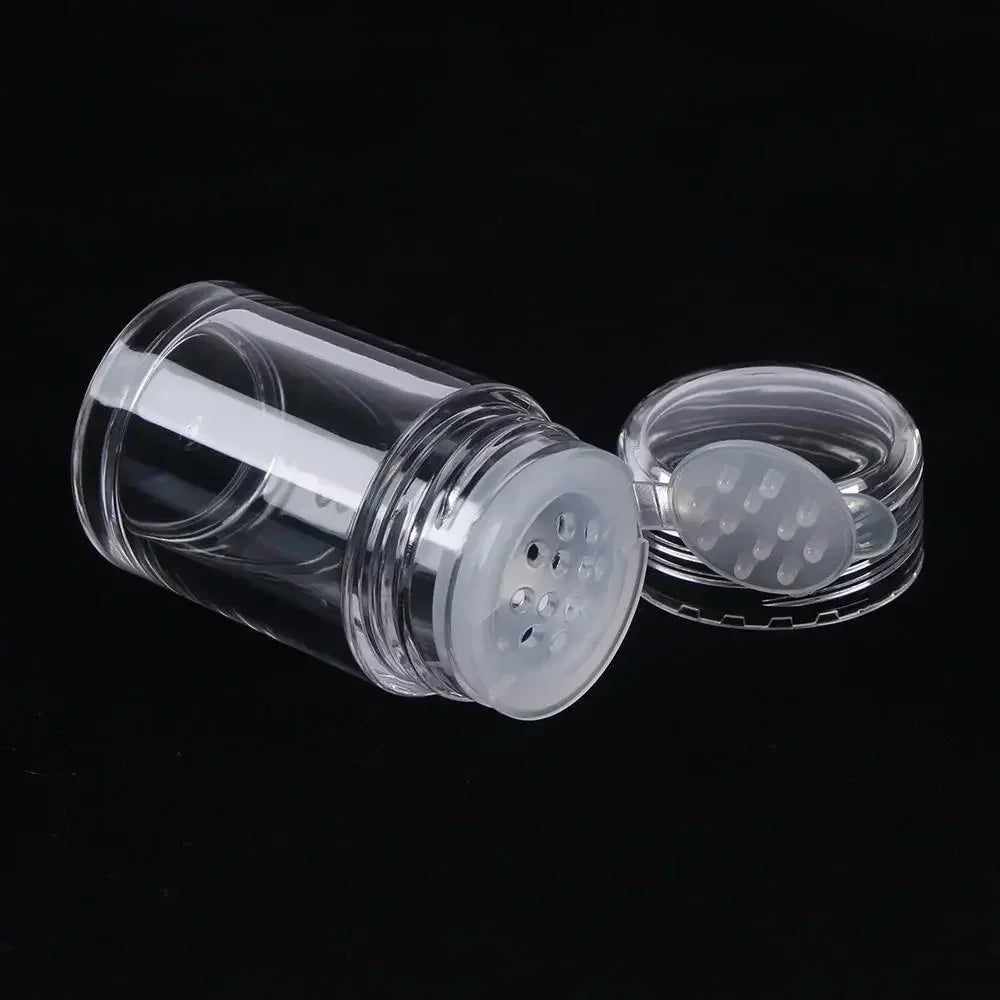 1PC Mini Transparent Seasoning Bottle Spice Bottle Salt Jar Picnic BBQ Outdoor Cooking Tool Kitchen Accessories Zpaxo 12 Hole trans