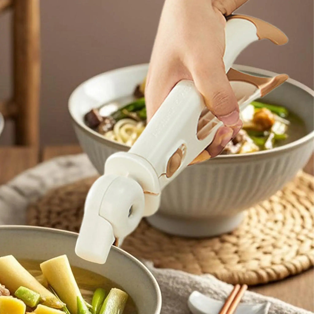 Plate Gripper Non-Slip Safe Clamp Hot Plate Grabber for Kitchen Gadgets Oven Counter Cooking Baking Air Fryer Dish Food Prep Zpaxo
