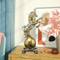 Horse Statue Resin Animal Sculpture – Modern Tabletop Home Decor Decorative Figurine Zpaxo Default Title