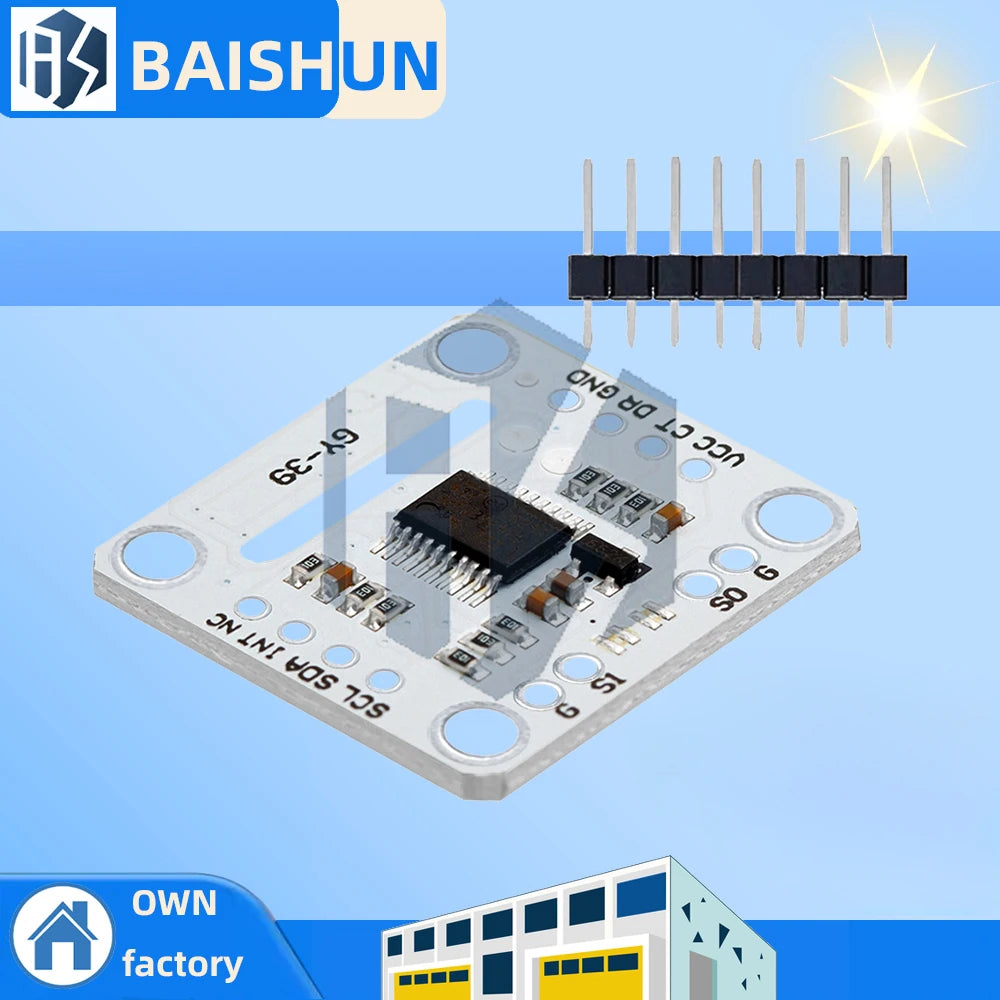 1PC 4-in-1 Environmental Weather Sensor Module (Y612) - Serial Port for Light, Temperature, Humidity & Pressure Monitoring Zpaxo Default Title