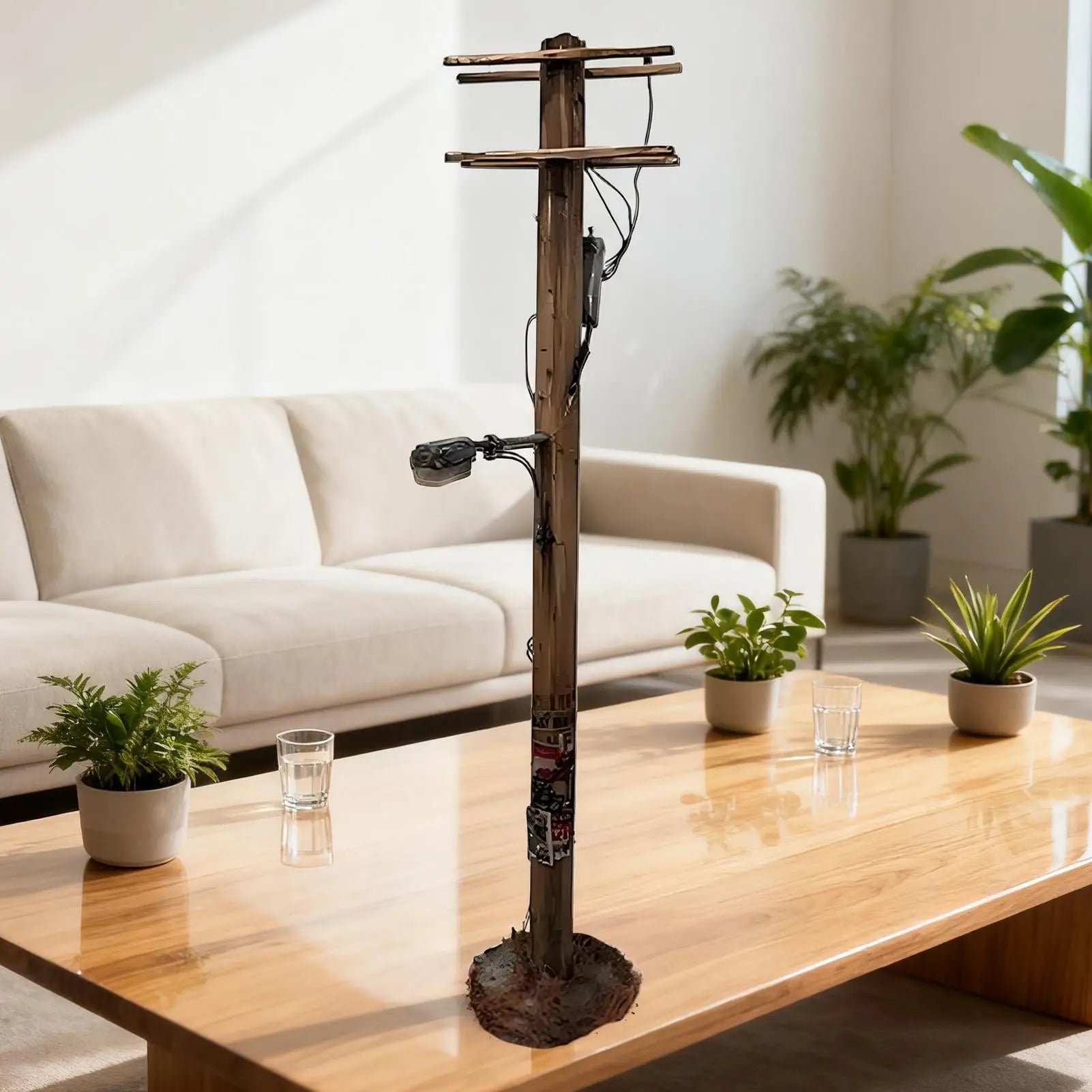 Table Lamp Mini Streetlight Shape Atmosphere Lighting Small Tabletop