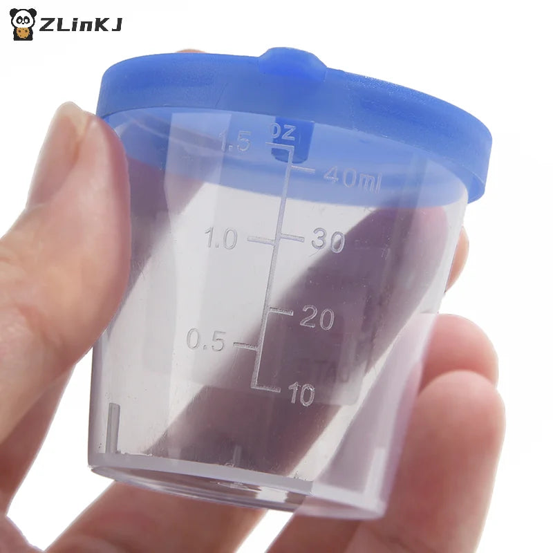 Lab Stool Sample Collection Cup Hard Plastic Urine Test Box Zpaxo Default Title