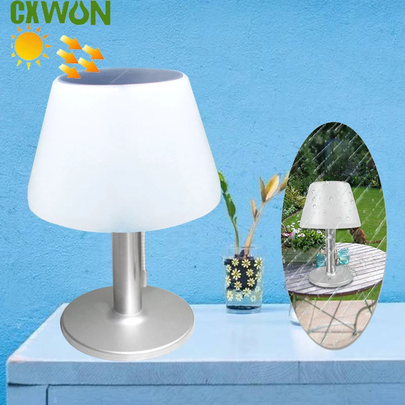 Solar Table Night Light Household Outdoor Garden Indoor Desk Read Zpaxo