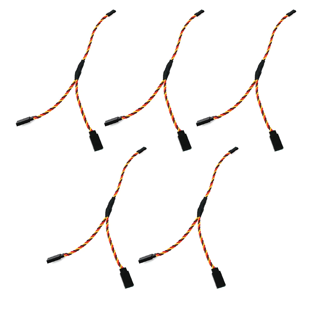 3Pin RC Servo Splitter Cable 1 Male 2 Female JR Futaba Y Harness