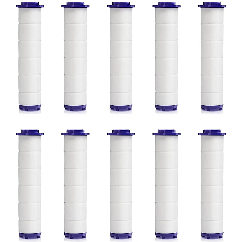 Shower Head PP-Cotton Filter Cartridge Remove Chlorine Fluoride Hard Zpaxo 10pcs
