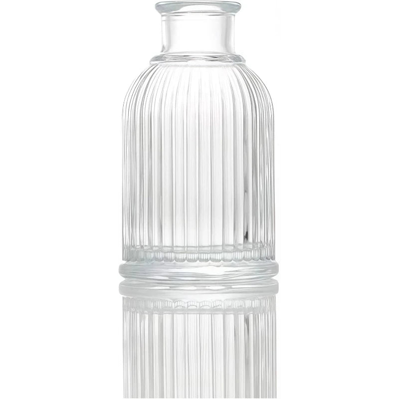 Clear Glass Mini Bottles – Reed Diffuser & Bud Vase Set 2/4/6 PCS
