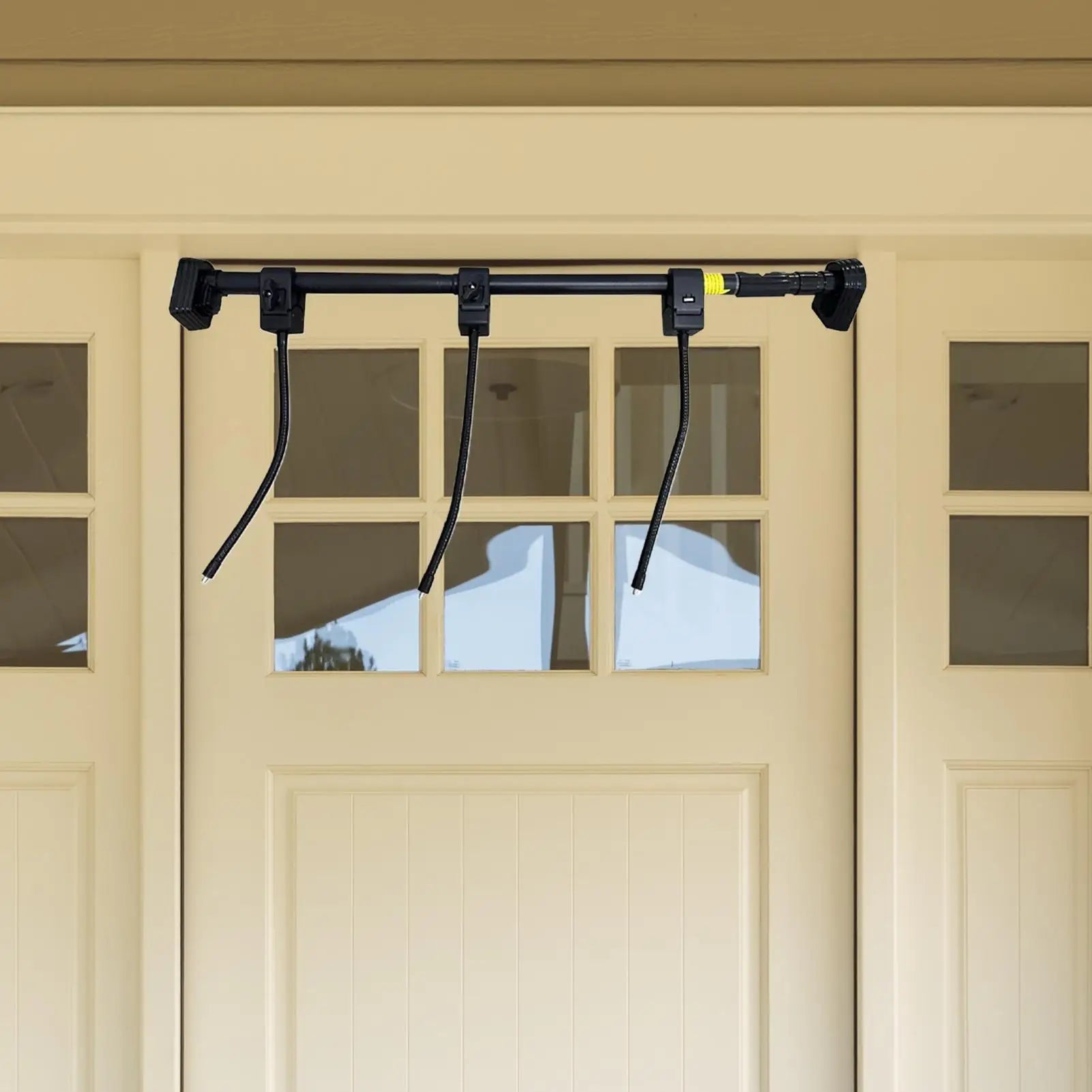 Garland Hanger for Door Frame Adjustable Halloween Garland Holder Holiday Decoration Display Hook for Balcony Courtyard Easter Zpaxo