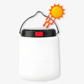 POCKETMAN Solar USB LED Camping Lantern – 3 Modes, IPX4 Camping Lantern Zpaxo Cylindrical