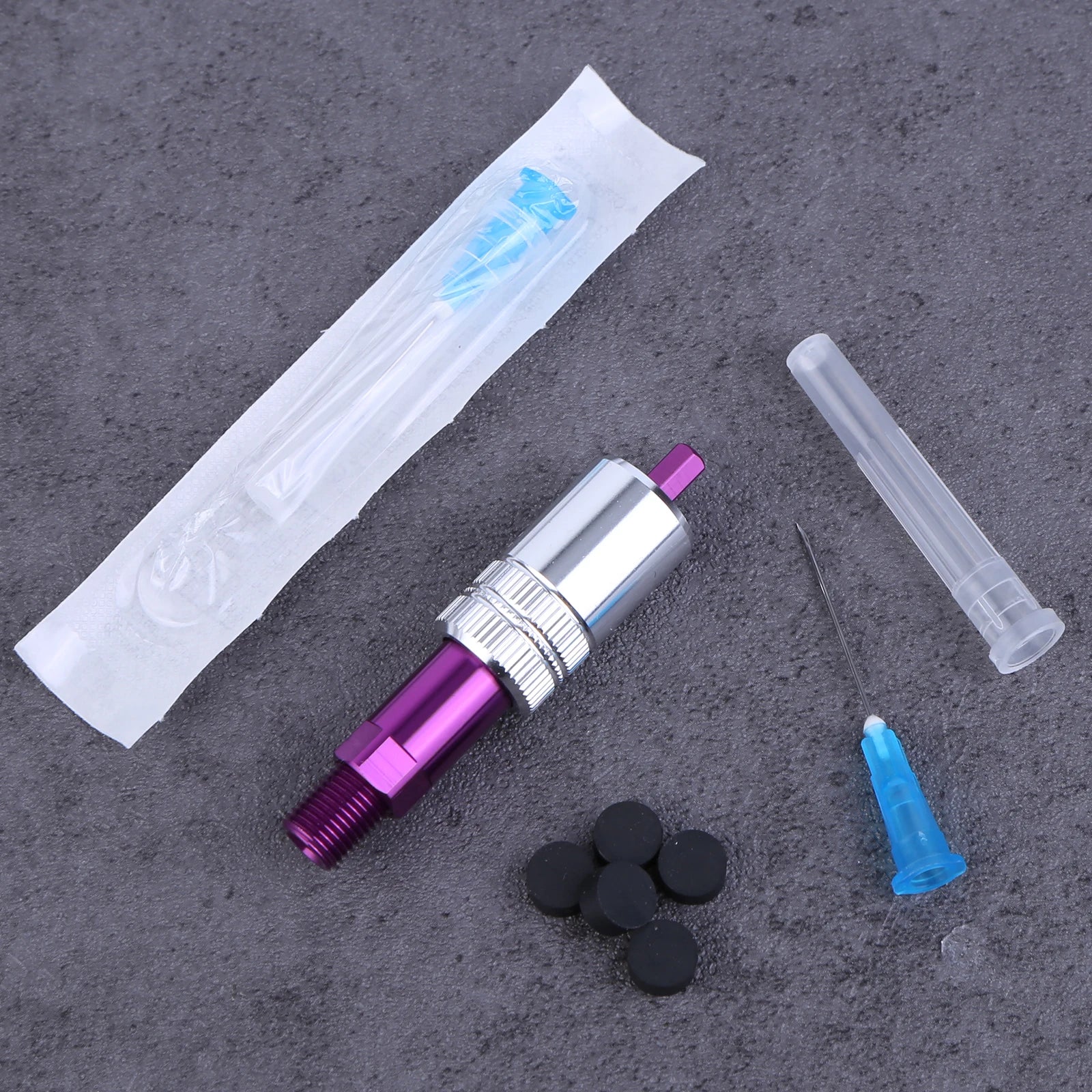 Bike Rear Shock IFP Inflator Needle MAX 700PSI Needles Rubbers Cover