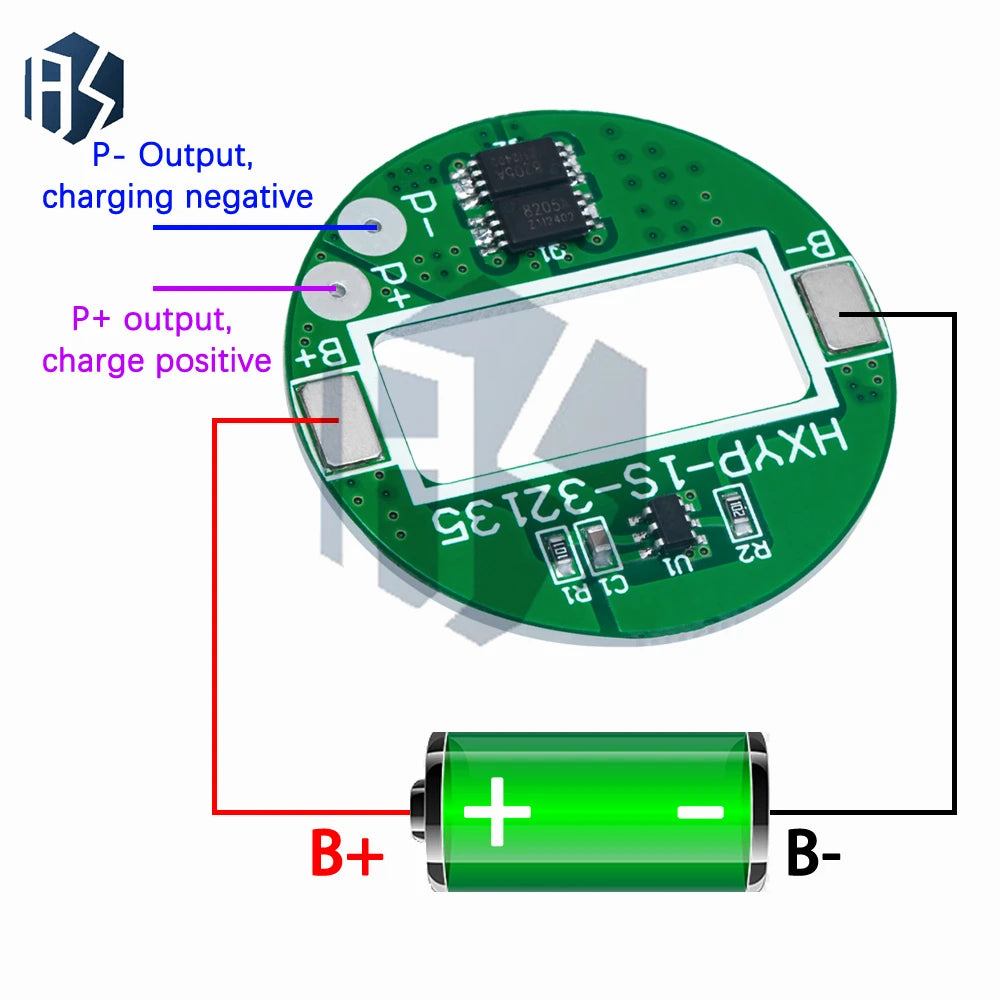3 65V 1S LiFePO4 BMS Board 5A Over Temperature Protection Module Zpaxo