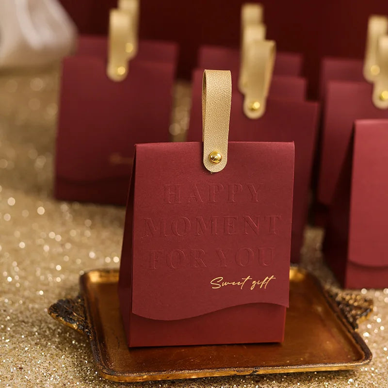 Kraft Paper Wedding Candy Favor Box – Party Gift Box 10×12.5cm