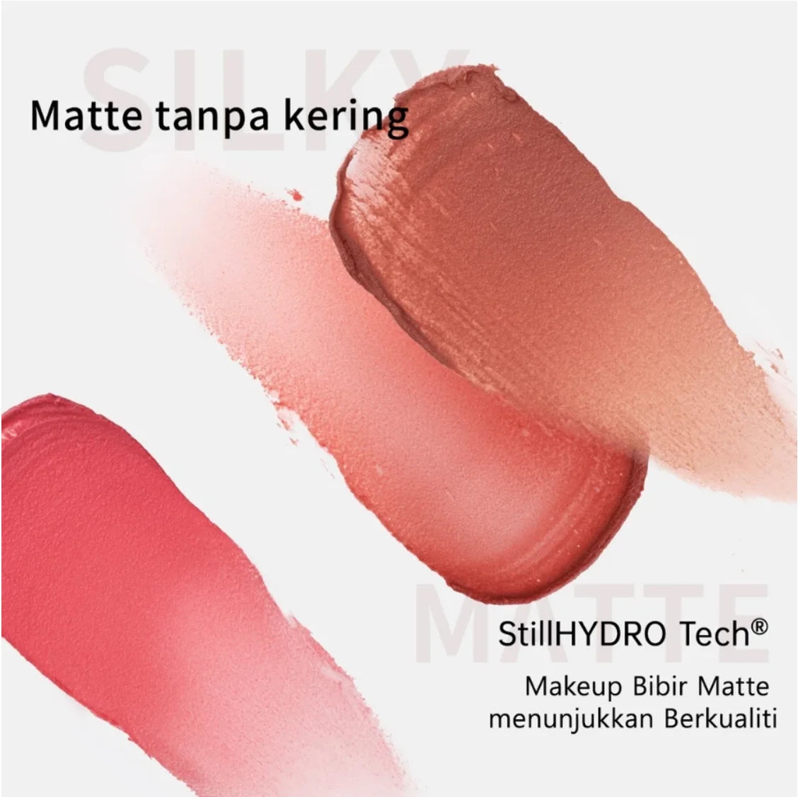 Mooekiss Matte Lipstick Smooth Long Lasting Multi-use Lips Cheeks Zpaxo