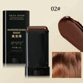3-Color 2in1 Quick Touch-Up Hair Stick with Comb Beard Color Stick Portable Temporary Quick Coverage Hair Pen Instant Dye Stick Zpaxo Coffee
