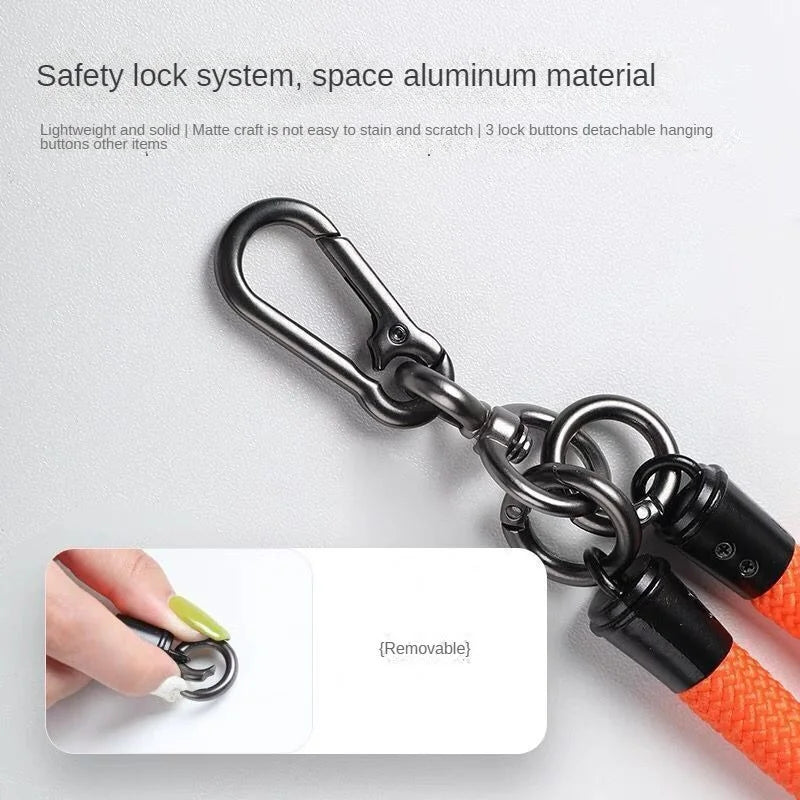 Universal Nylon Long Mobile Phone Lanyard Crossbody Hanging Shoulder