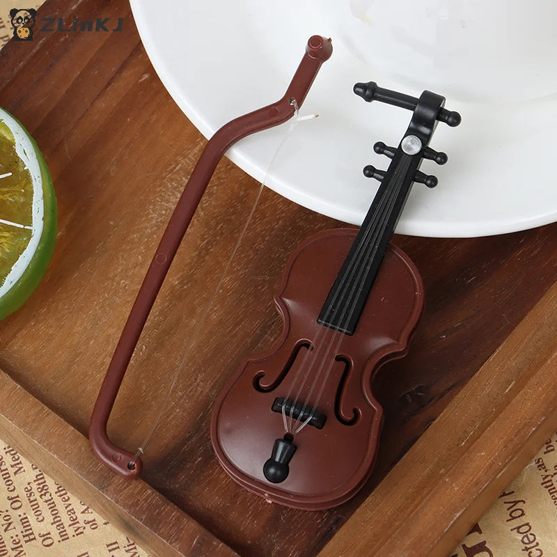 ▶Dollhouses Mini Violin Model Miniature Musical Instrument Decoration Accessories Zpaxo