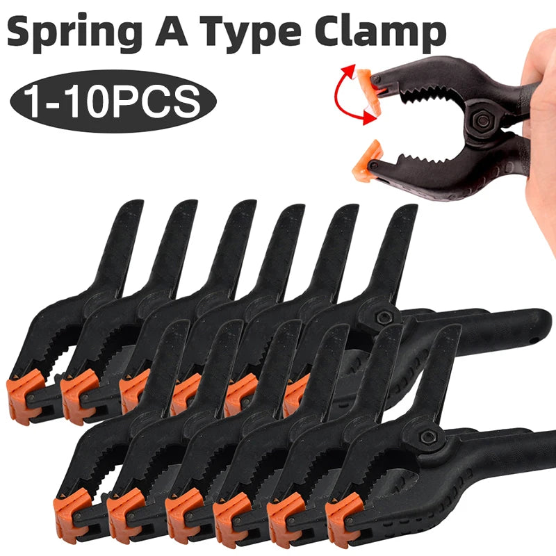 2inch Background Cloth Clamp Black Backdrop Stand Clips Durable Multi-function Practical Creative Convenient for Parties Wedding Zpaxo