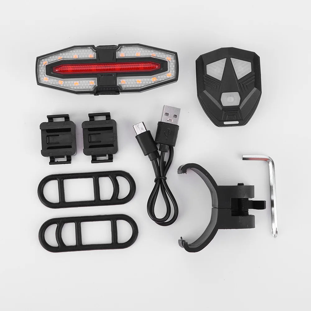 E-scooter Safety Warning Tail Light USB Rechargable Remote Control