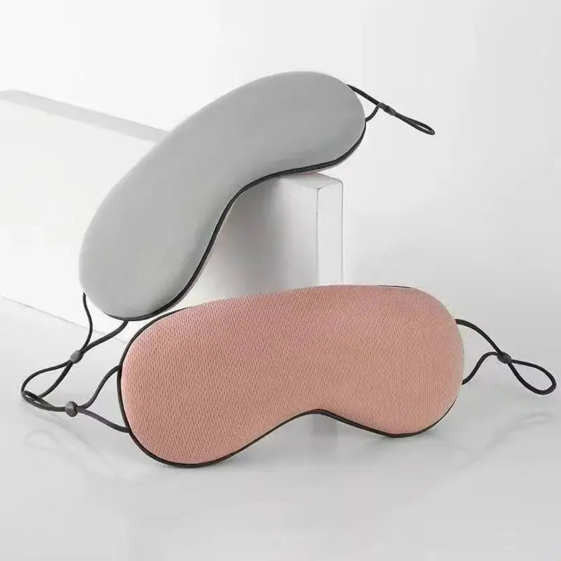 ▶Ice Silk Eye Mask Adjustable Warm Cool Dual Use Breathable Sleep Mask For Travel And Comfortable Light Blocking Zpaxo A1