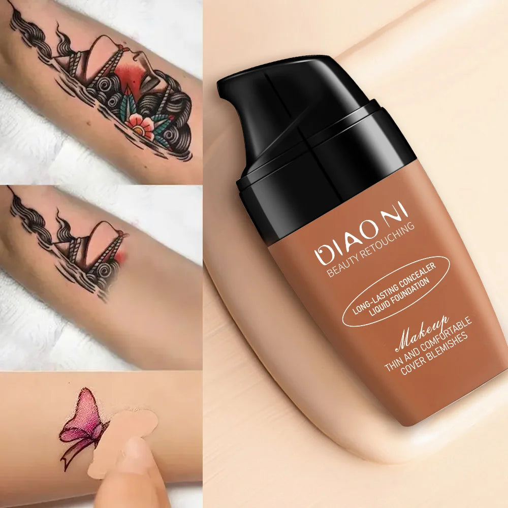Concealer Moisturizing Oil Control Long-lasting Mix Dry Oily Skin Light Brightening Natural Submissive Liquid Foundation Zpaxo