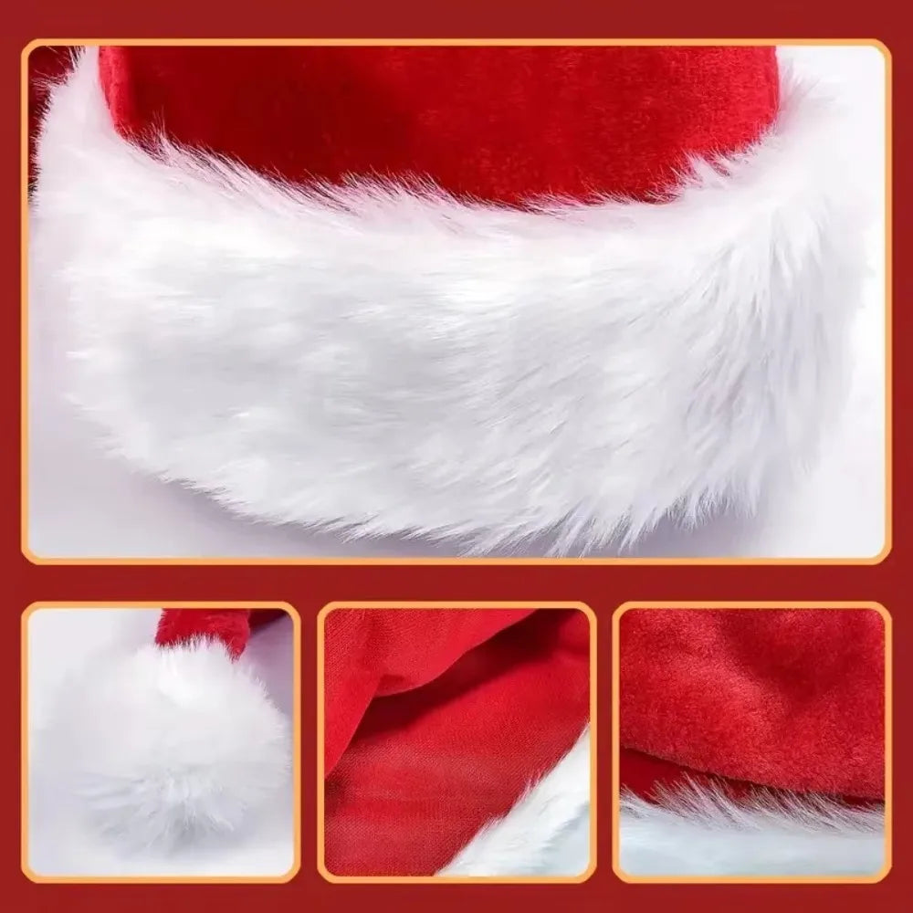Super Long Velvet Santa Hat – Unisex Christmas Hat Gift Christmas Hat Zpaxo