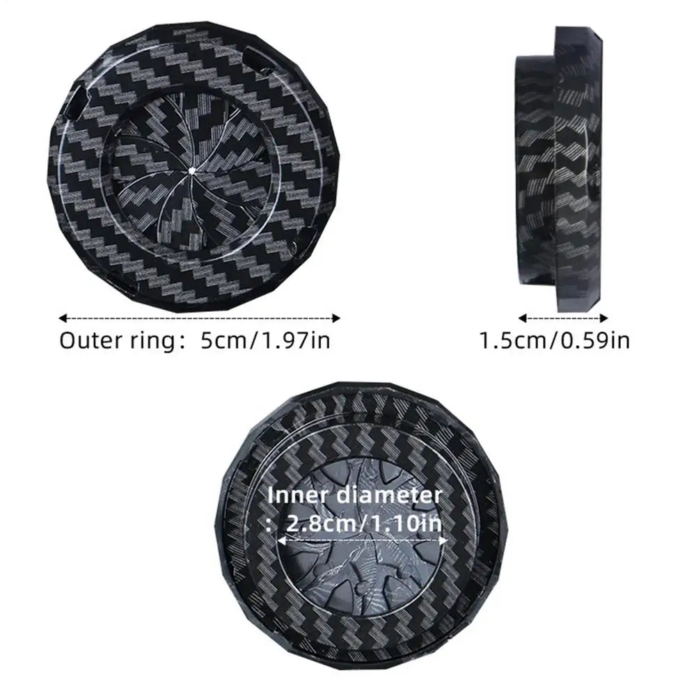 Push Start Button Cover Carbon Fiber Ignition Protective Interior