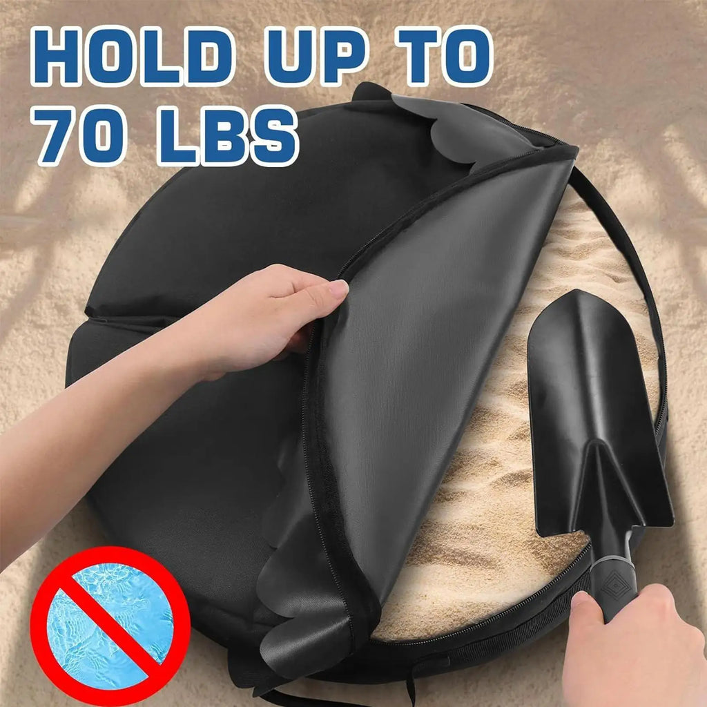 Heavy Duty Outdoor Umbrella Base Weight Sand Bag 90lbs Fillable