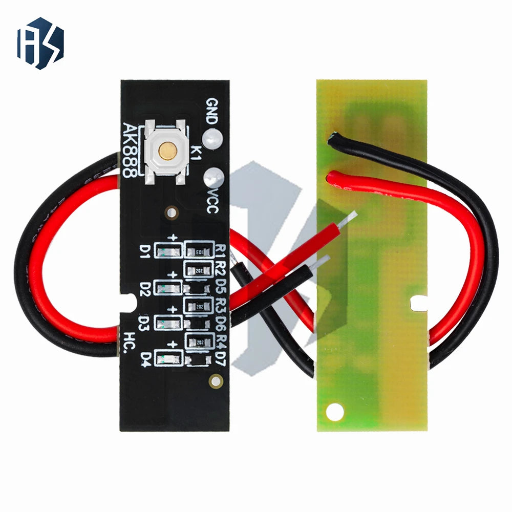 3S 4S 5S Lithium Battery Capacity Indicator 1- 12V-21V Display Zpaxo