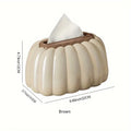 Modern Luxurious Tissue Box Cover Lid Stylish Plastic Rack Living