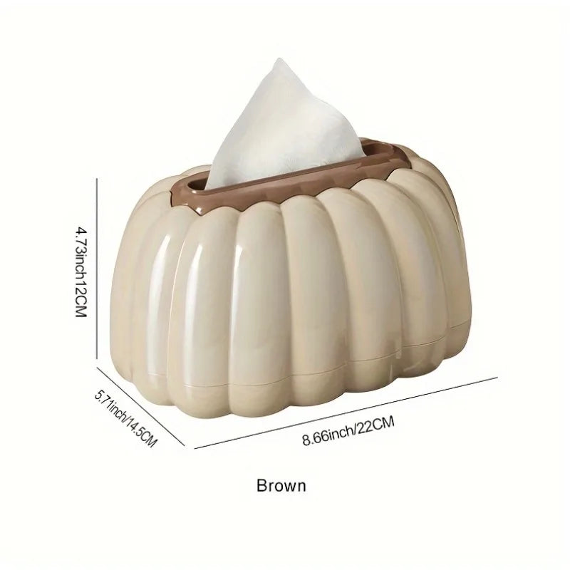 Modern Luxurious Tissue Box Cover Lid Stylish Plastic Rack Living