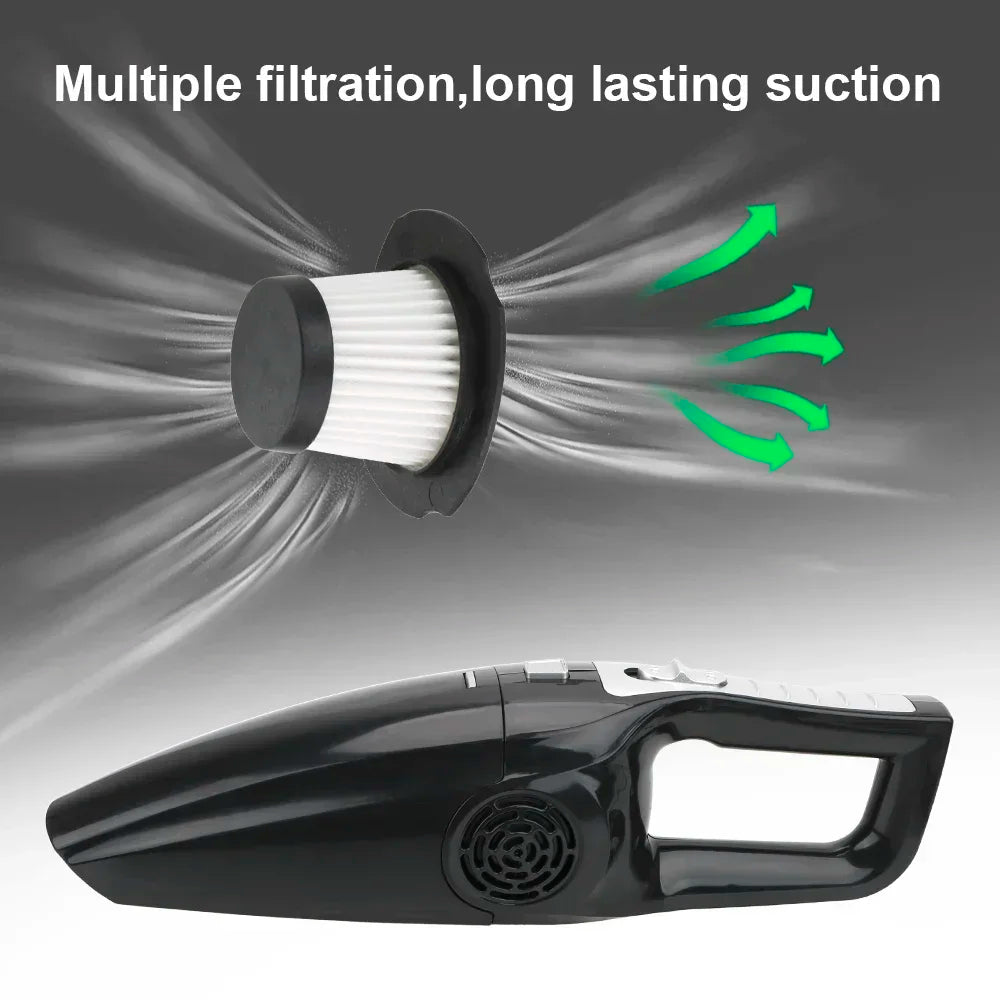 12V 120W Car Vacuum Cleaner Portable Wet And Dry dual-use Vacuum Cleaner Powerful Handheld Mini Vaccum Cleaners High Suction Zpaxo