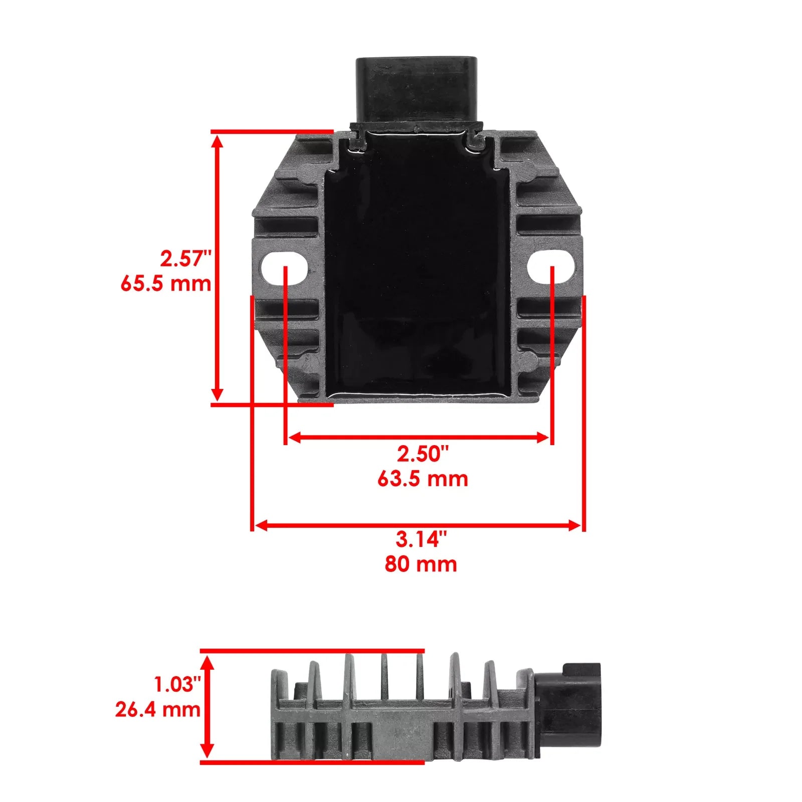 Metal Voltage Regulator Rectifier 5GT-81960-00-00 Replacement Yamaha Zpaxo