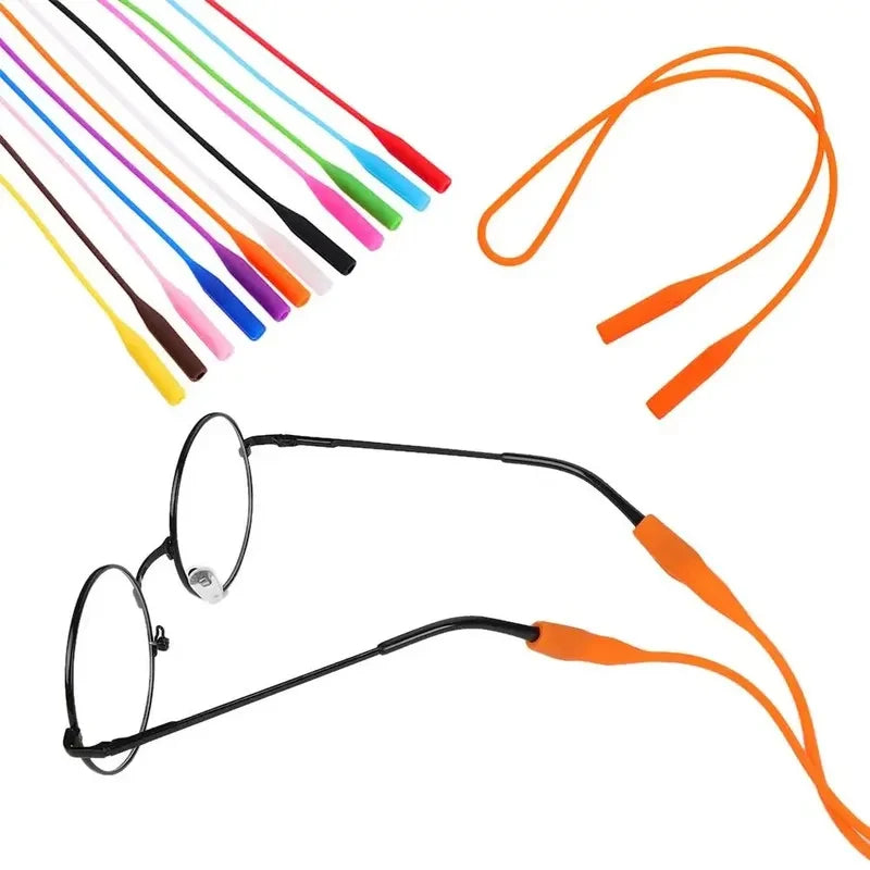 Adjustable Silicone Eyeglasses Strap – Anti-Slip Sports Cord