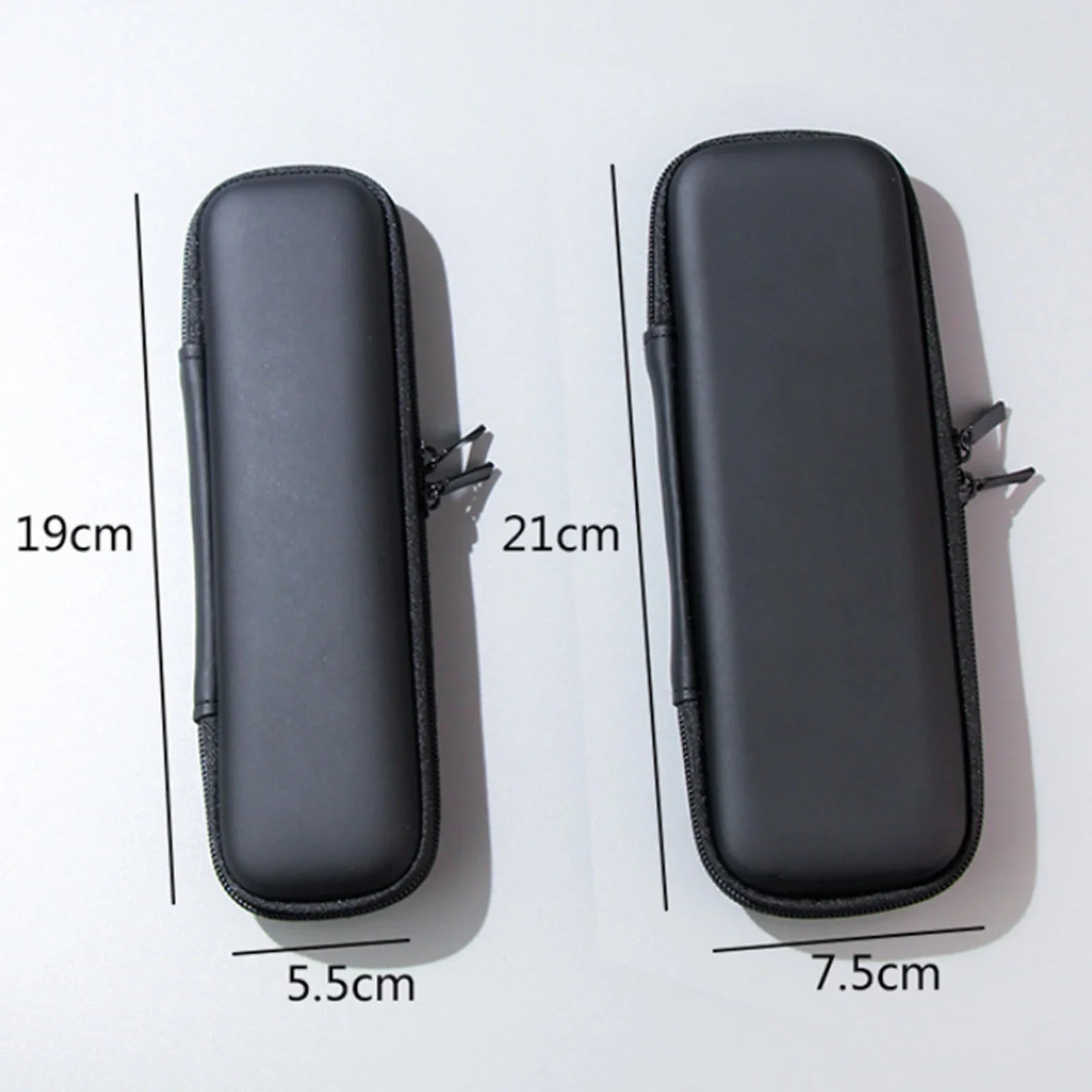 Black Cosmetic Storage Bags Waterproof Double Zipper Makeup Brushes Case Women Bag Portable Travel Brush Holder Pen case Box Zpaxo
