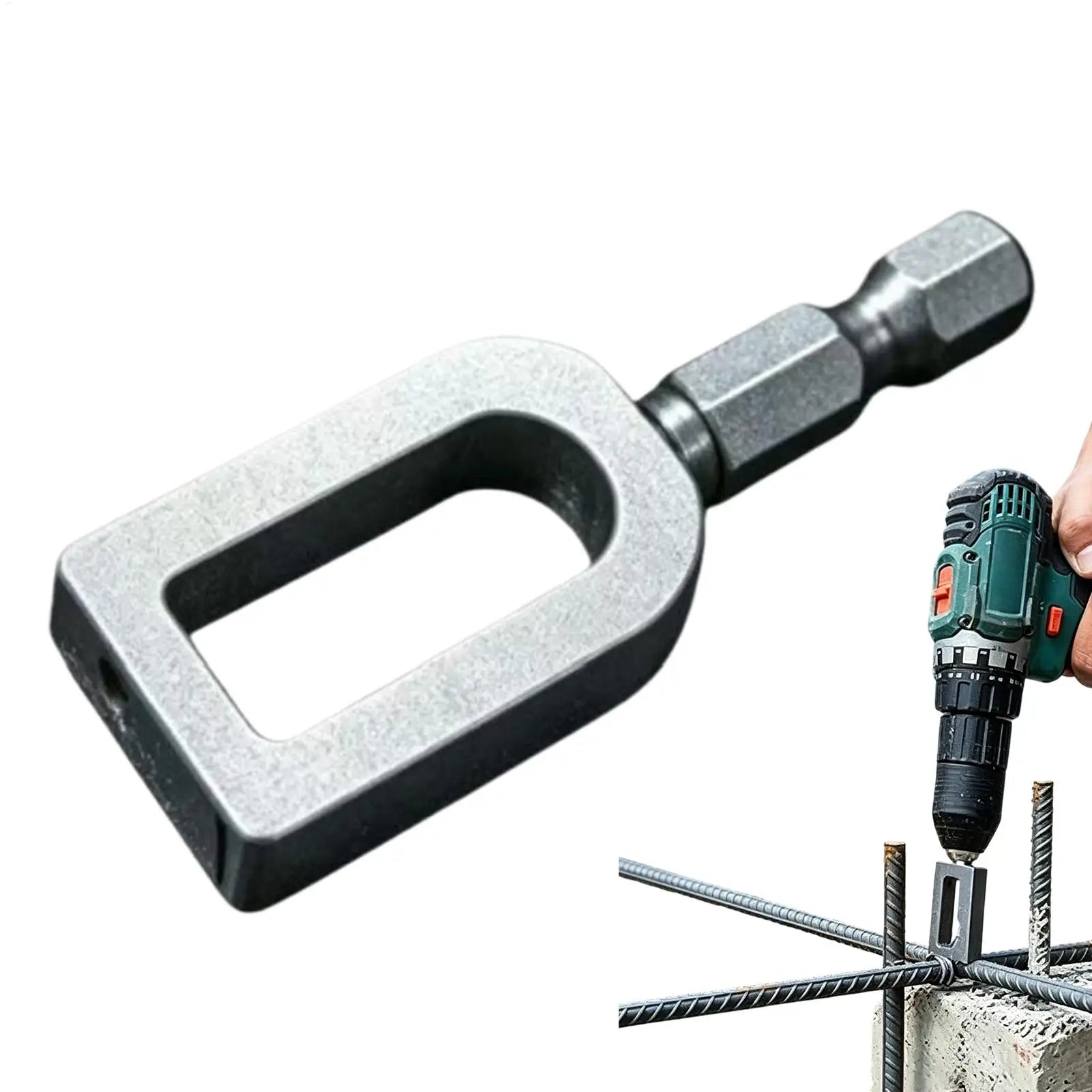 Drill Wire Twister Multifunctional Small Alloy Connector Electric Drill Wire Twisting Tool for Binding Winding Tying Wiring Zpaxo Default Title