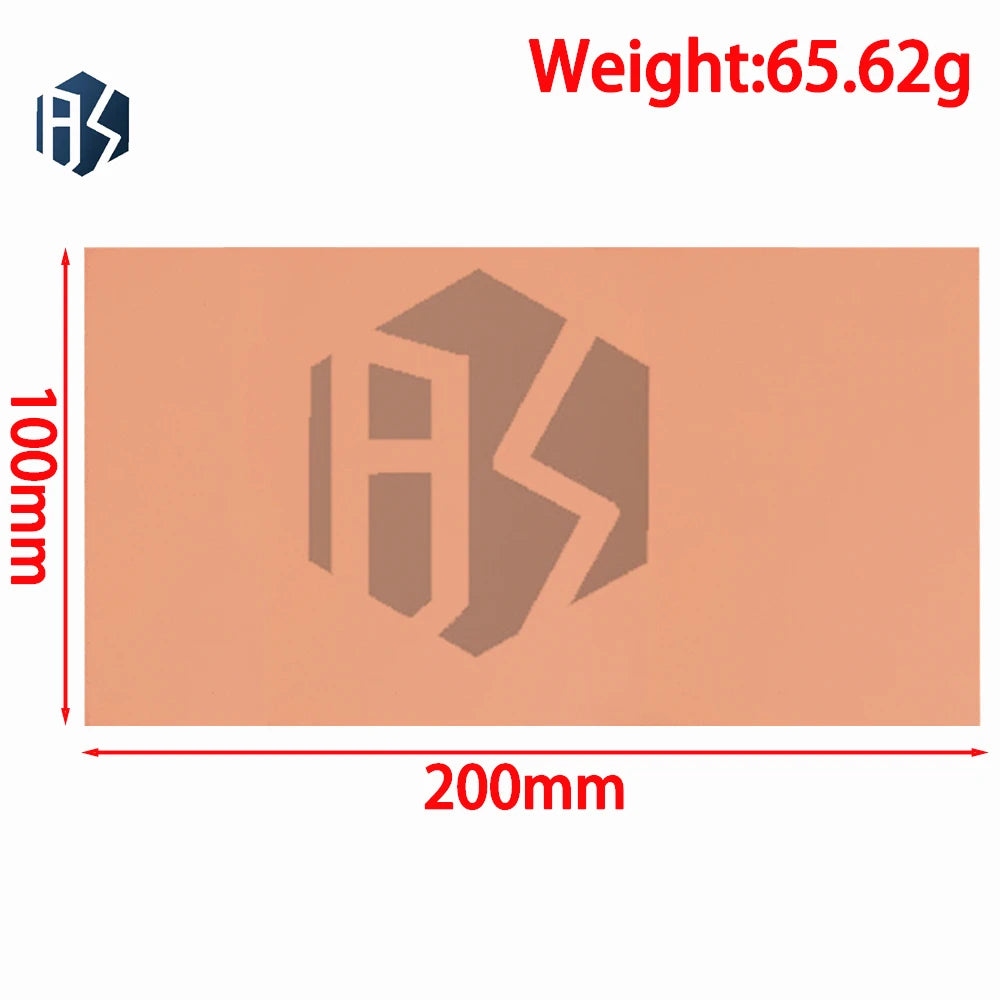 100 200 FR4 Copper Clad Laminate DIY Printed Circuit Board PCB Blank Zpaxo