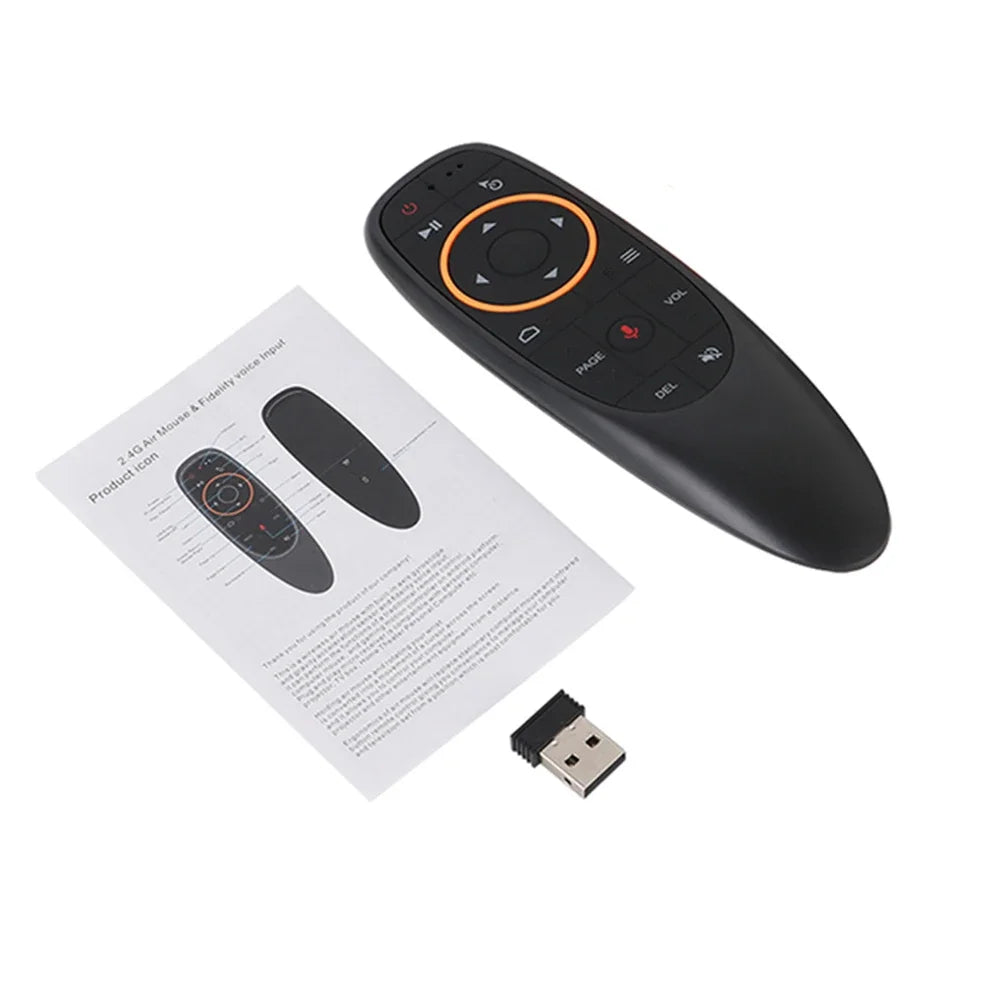 G10 G10S Pro Voice Remote Control 2.4G Wireless Air Mouse Gyroscope IR Learning for Android tv box HK1 H96 Max X96 mini Zpaxo