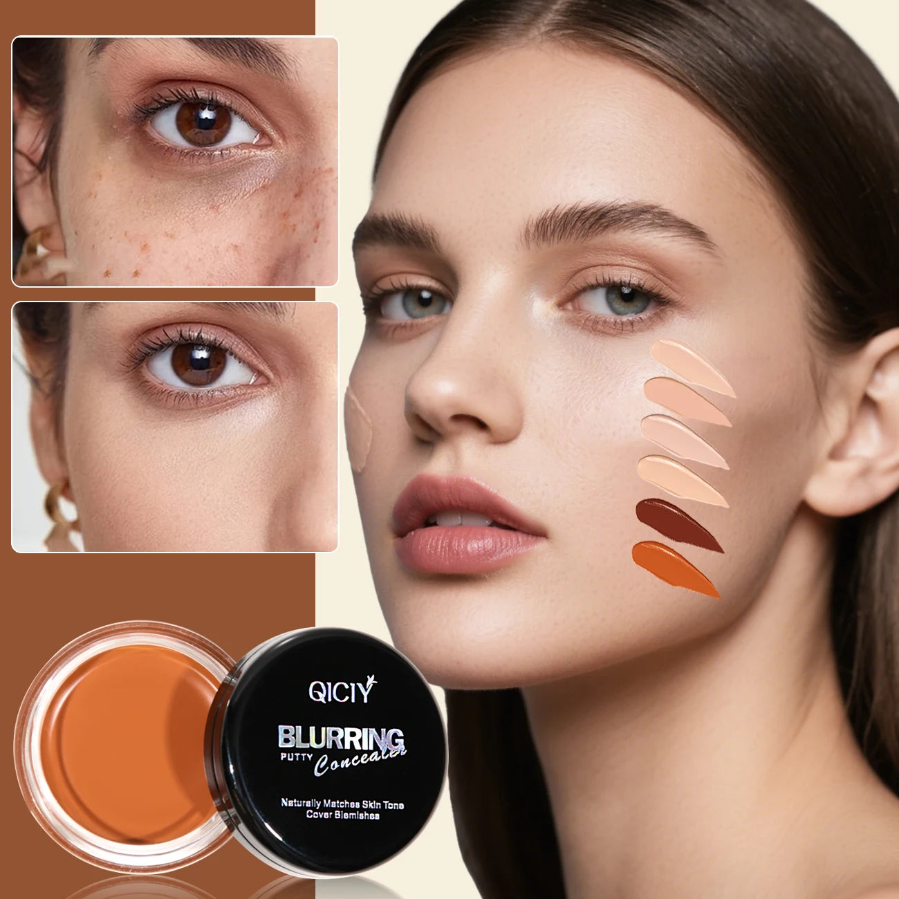 Waterproof Durable Concealer Which Can Cover Black Eye Spots Prevent Zpaxo