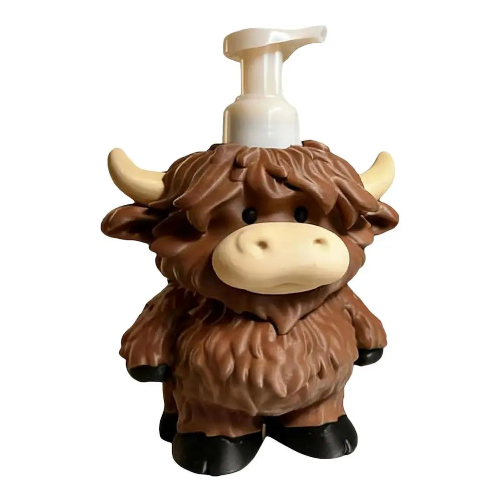 Soap Dispenser Cow Design Refillable Lotion Bottle Manual Kitchen Soap Dispenser for Shower Laundry Wash Christmas Countertop Zpaxo B China Mainland