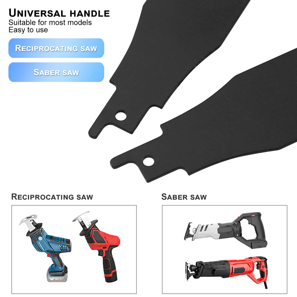2/4/5Pcs Reciprocating Saw Scraper Set Sturdy Blade Shovel Cleaning Scraping Tool High Carbon Steel Electric Removal Wall Putty Zpaxo