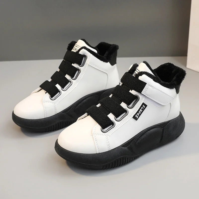 Women's Winter Casual Cotton Boots Thick Bottom Non Slip Were Zpaxo black 35(Foot 22.5cm) China Mainland