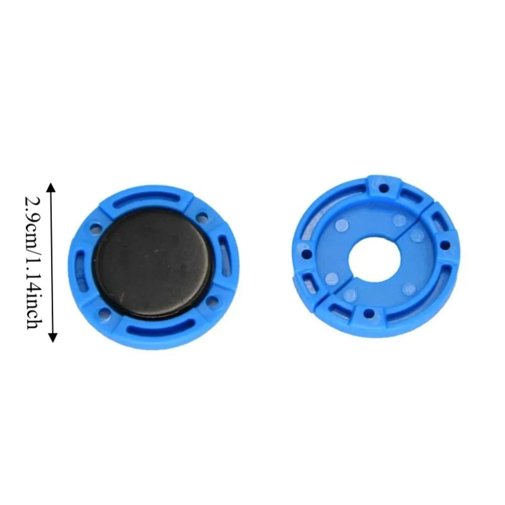 Portable Magnetic Mic Holder Back Buckle Radio Microphone Adhesive Zpaxo
