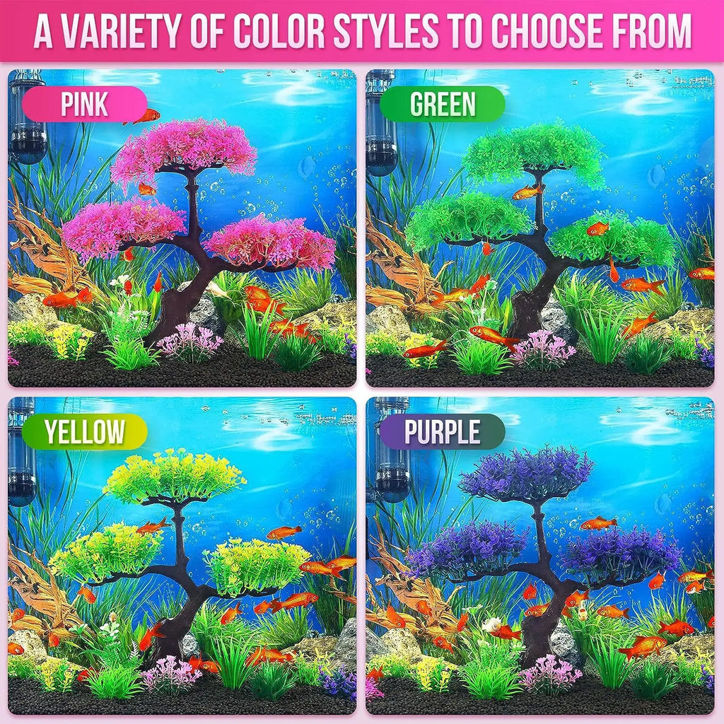Aquarium Artificial Plastic Plants Decoration Goldfish Tank Betta