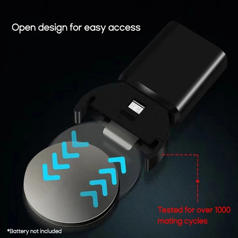 Type C Plug Lithium Coin Battery Adapter For LIR2032 LIR1632 LIR2025 ML2032 ML2025 CR2032 Coin Button Cell Battery Fast Charger Zpaxo