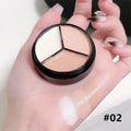 3-Color Concealer Palette Coverage Cover Anti Dark Circle Freckle Zpaxo 02