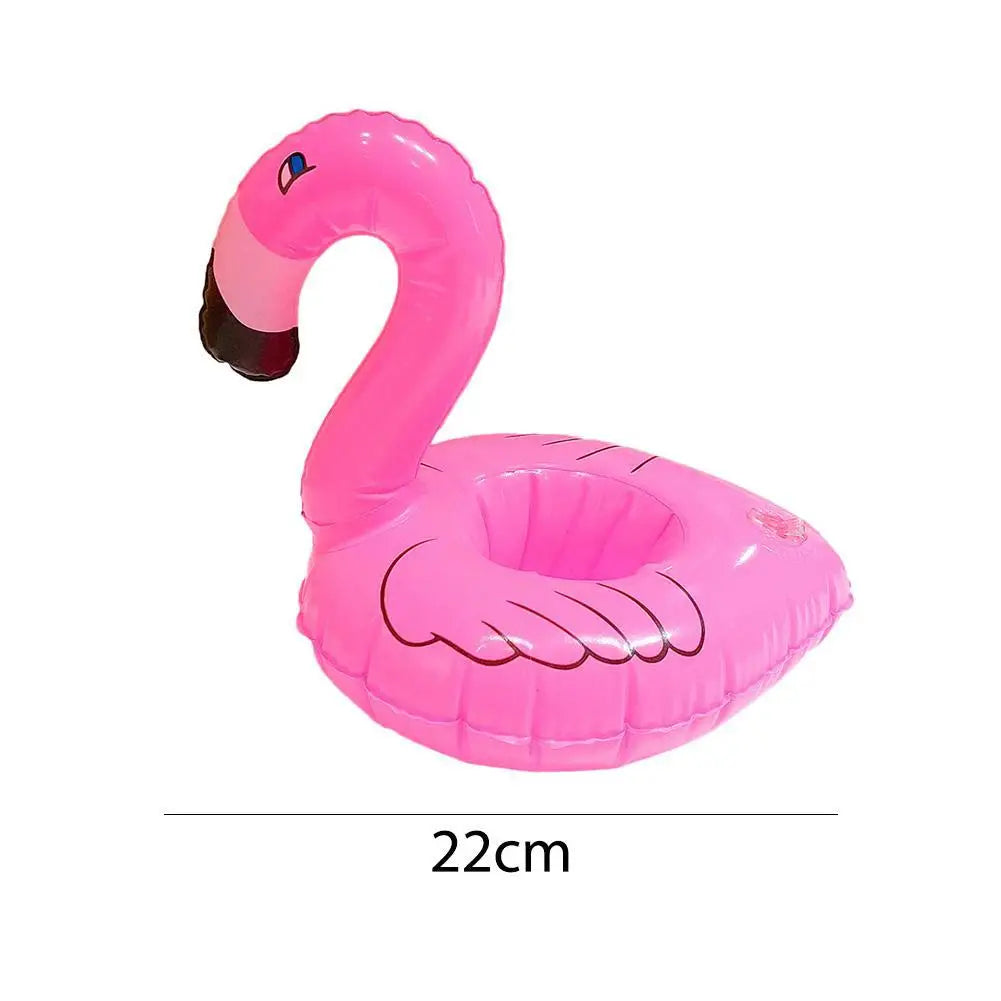 10Pcs Flamingo Cup Holder Pvc Water Cup Holder Party Decor Pool for Swimming Pool Zpaxo