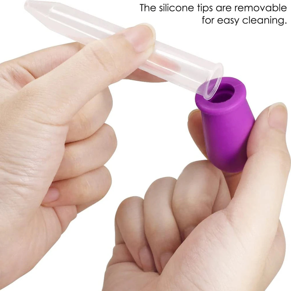 Small Silicone Plastic Pipette Dropper Feeding Medicine Liquid Eye
