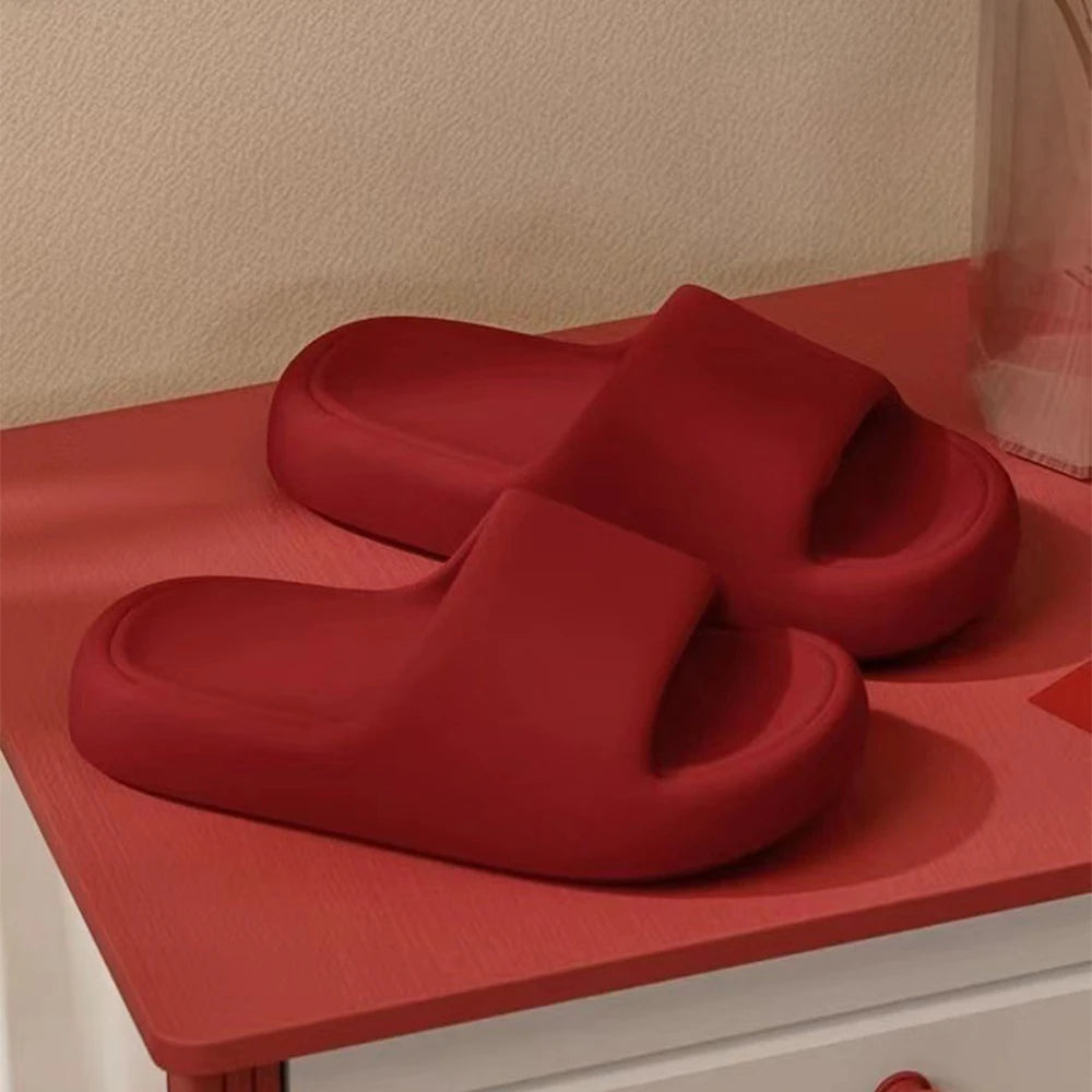 Couple's Summer Indoor Home Slippers 2026 Thick Bottom Lightweight